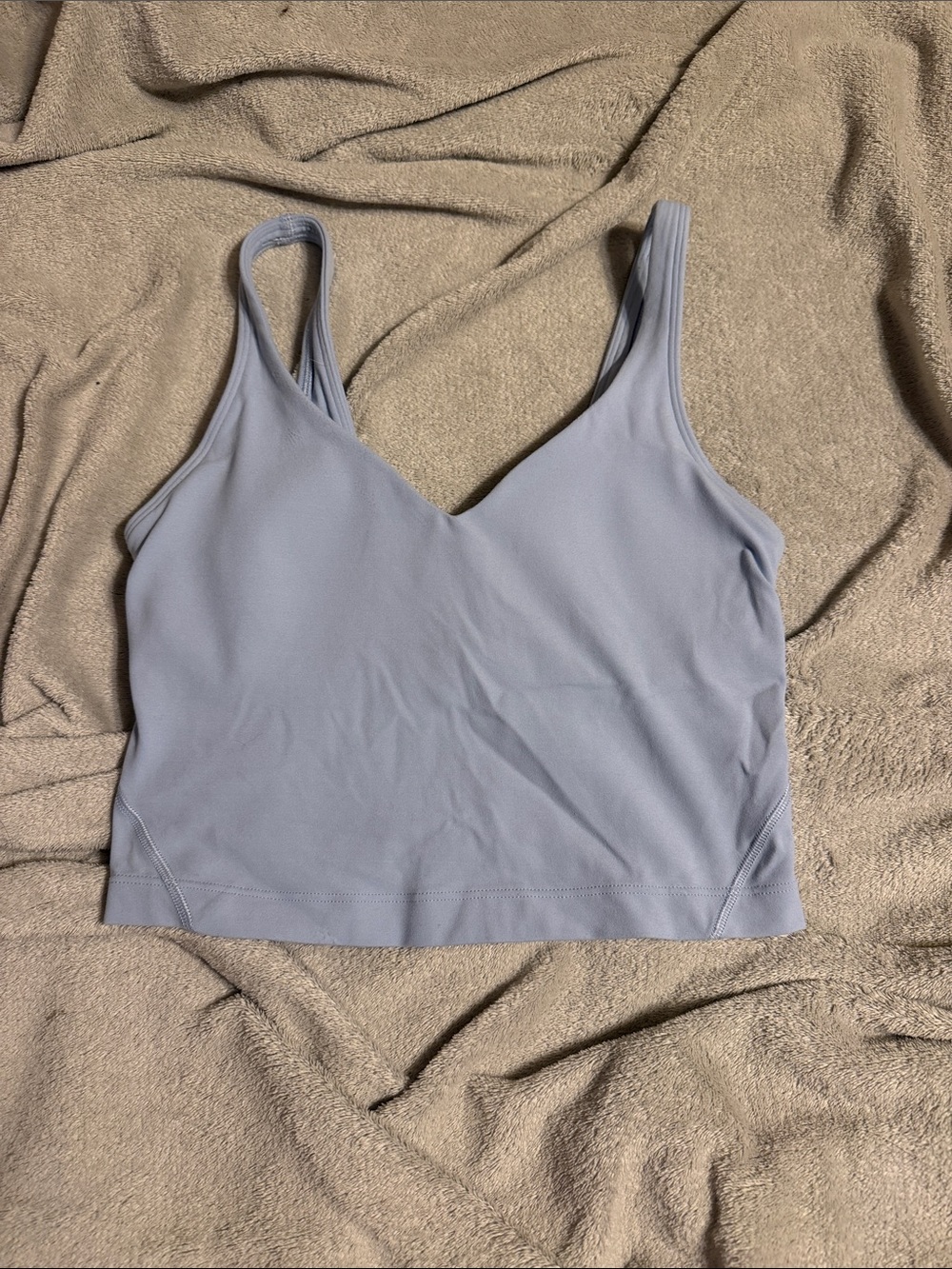 Light Blue V-Neck Bralette Crop Top - lululemon